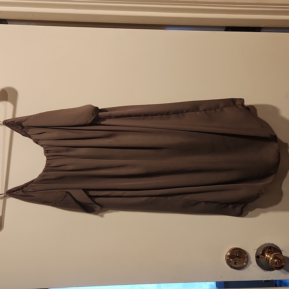 Off the shoulder green dress